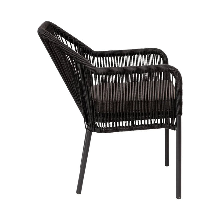 Magnolia 2-Piece Outdoor Rope Patio Dining Chairs