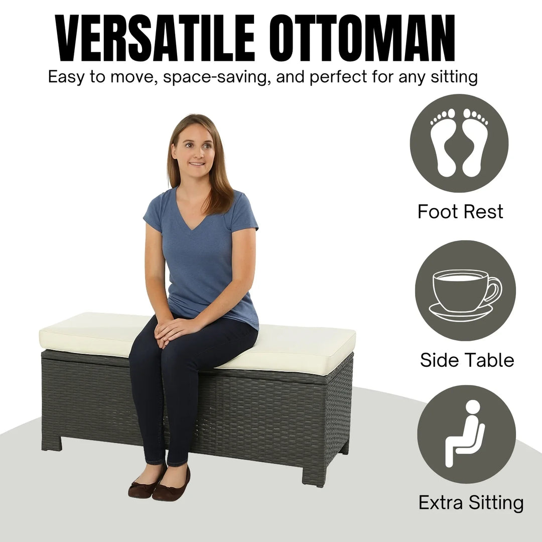 Sofia 5-Piece Outdoor Patio Furniture Set with Dining Table and Chairs