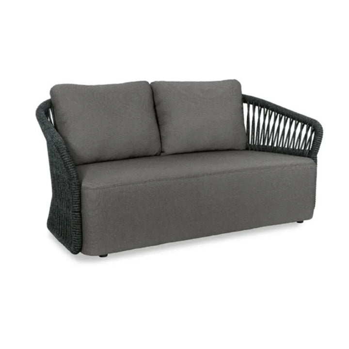Saeko 4-Piece Outdoor Braid & Rope Sofa Set (Grey)