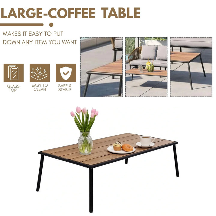 Oriana 5-Seater Outdoor All-Weather Rope Sofa Set