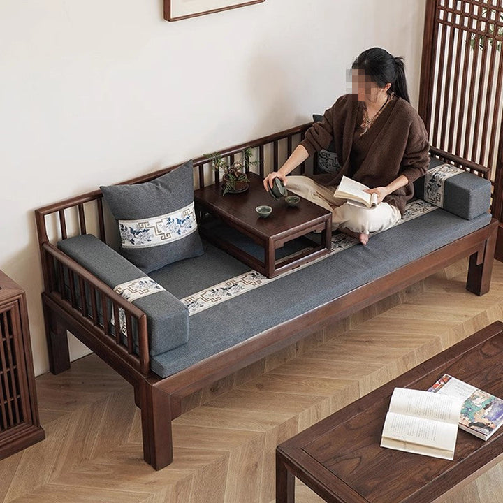 Multifunction Solid Wood Arhat Sofa Bed FURNITURE