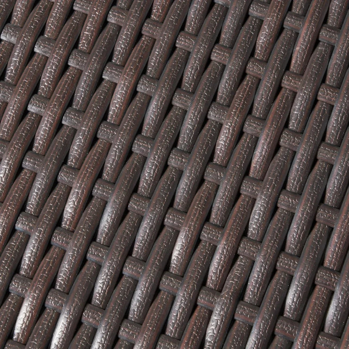 Pauline 5-Piece Outdoor Rattan Wicker Bar Set with Wicker Top Table