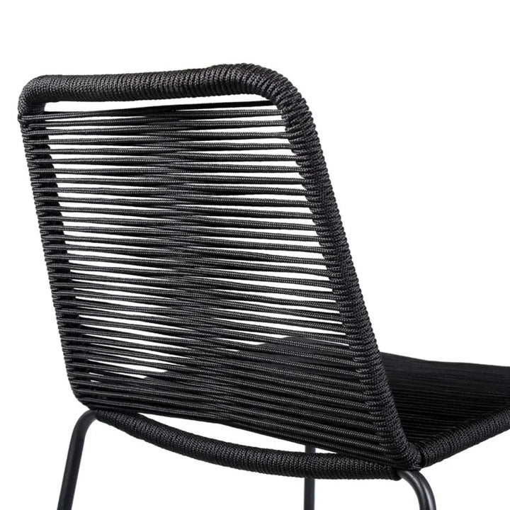 Damini 2-Piece Outdoor Rope Bar Chairs – Stylish Comfort Built to Last