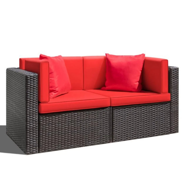 Eshanvi Outdoor All-Weather Rattan Wicker Single Seater Sofa