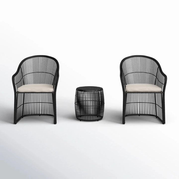 Freya 3-Piece Outdoor Rattan Wicker Patio Set
