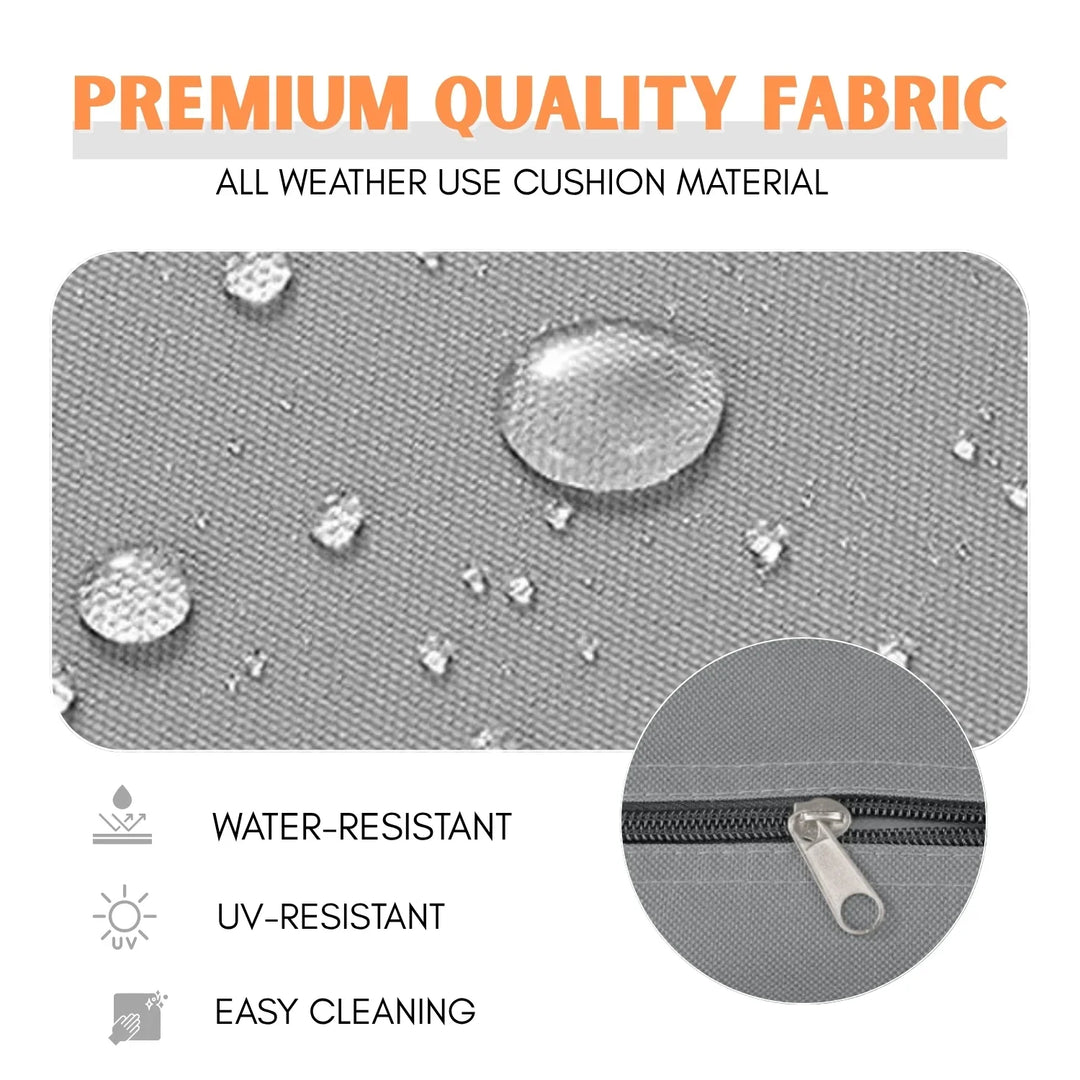 Krisha Outdoor 5 Seater Rope Patio Sofa Set with Center Table and Side Table