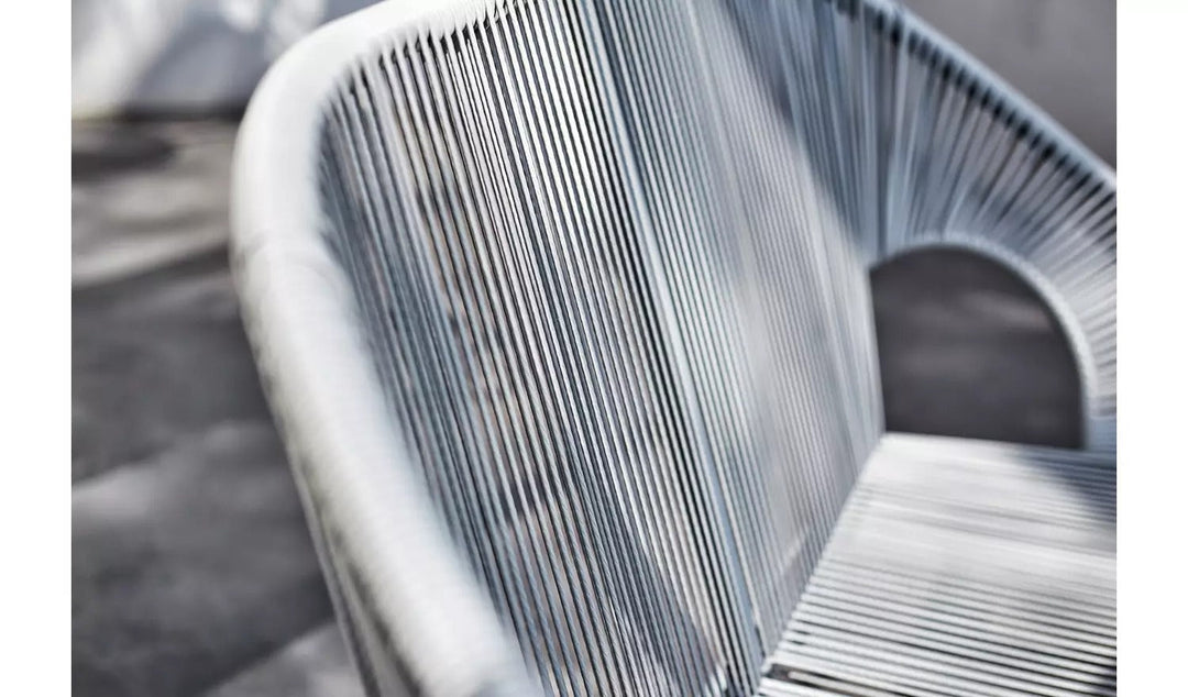 Bifur Outdoor Garden Balcony Sofa Set 2 Seater, 2 Single seater and 1 Center Table Set (Gray)