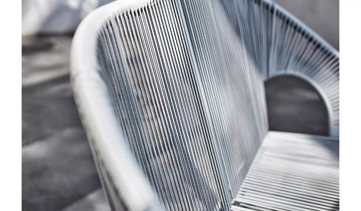 Bifur Outdoor Garden Balcony Sofa Set 2 Seater, 2 Single seater and 1 Center Table Set (Gray)