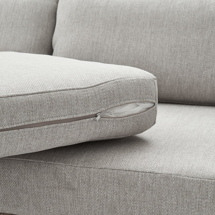 Arturo Outdoor Garden Balcony Sofa Set 3 Seater , 2 Single Seater and 1 Center Table Set Braid & Rope (Beige)