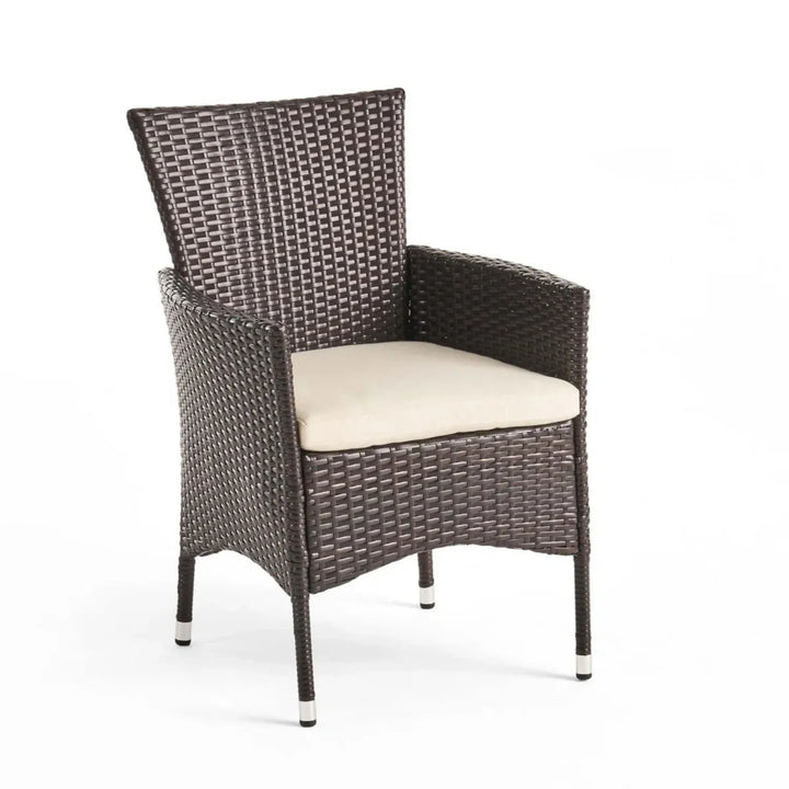 Hailey 2-Piece Outdoor Rattan Wicker Patio Dining Chairs