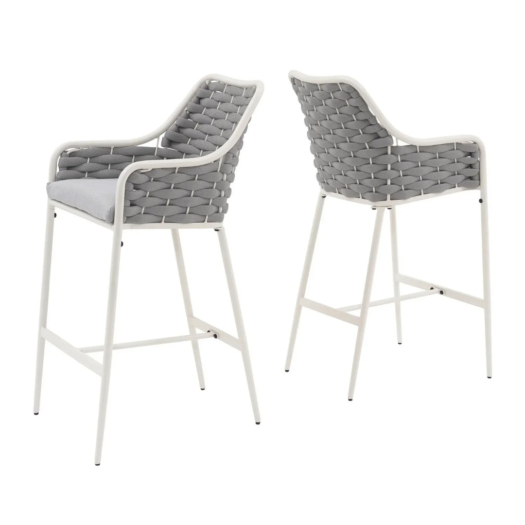 Autumn 2-Piece Outdoor Rope Bar Chairs – Stylish Comfort Built to Last