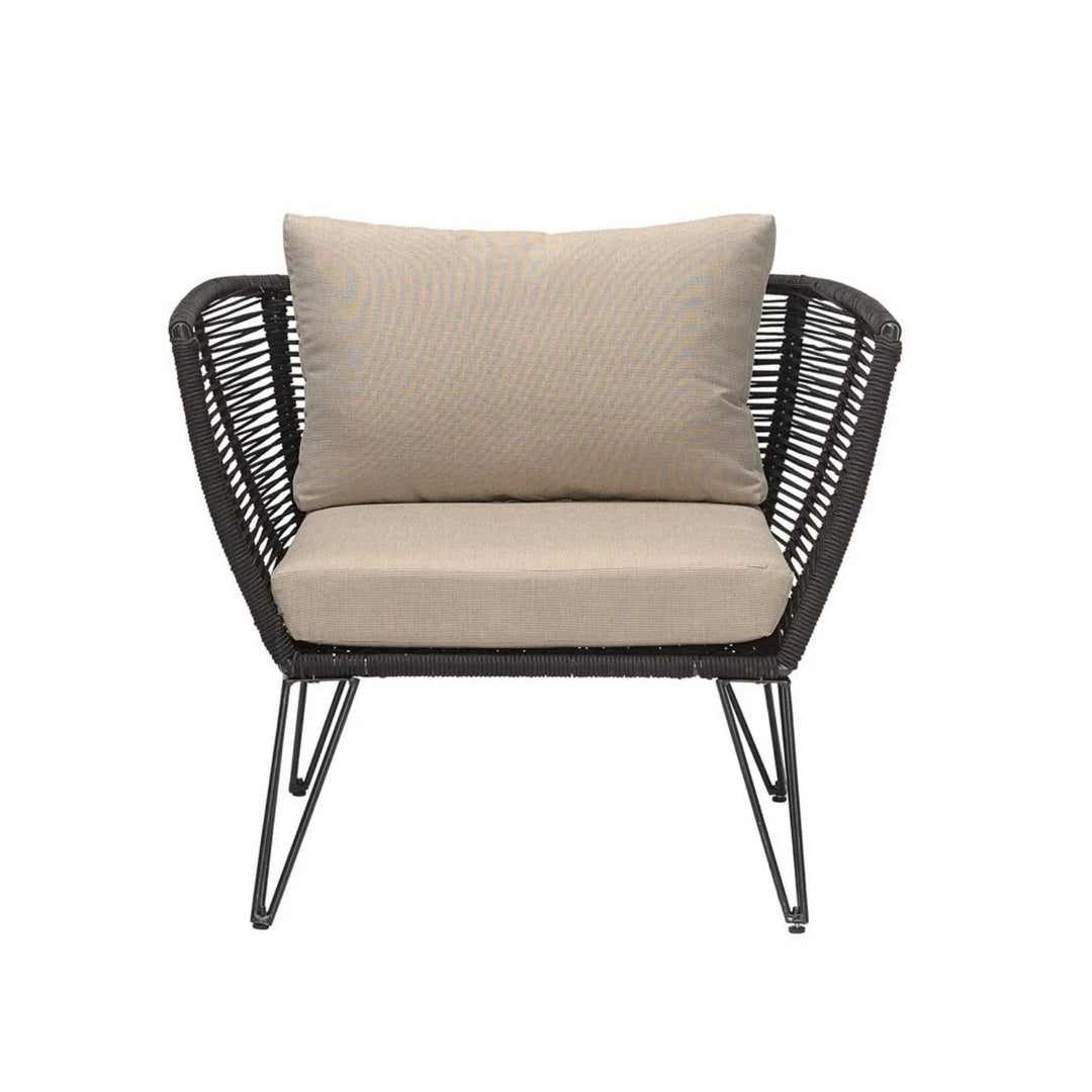 Ayan Outdoor Rope 1 Piece Patio Single Seater Sofa