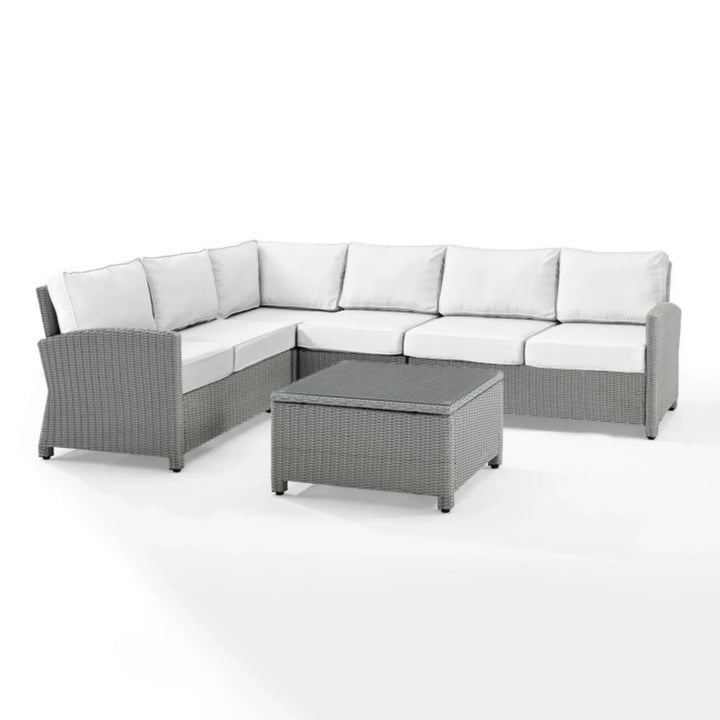 Piper L-Shape Outdoor Wicker Sofa Set