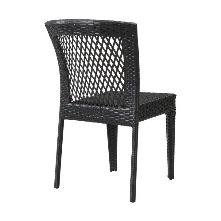 Aminata Outdoor Rattan Wicker Patio Dining Chairs
