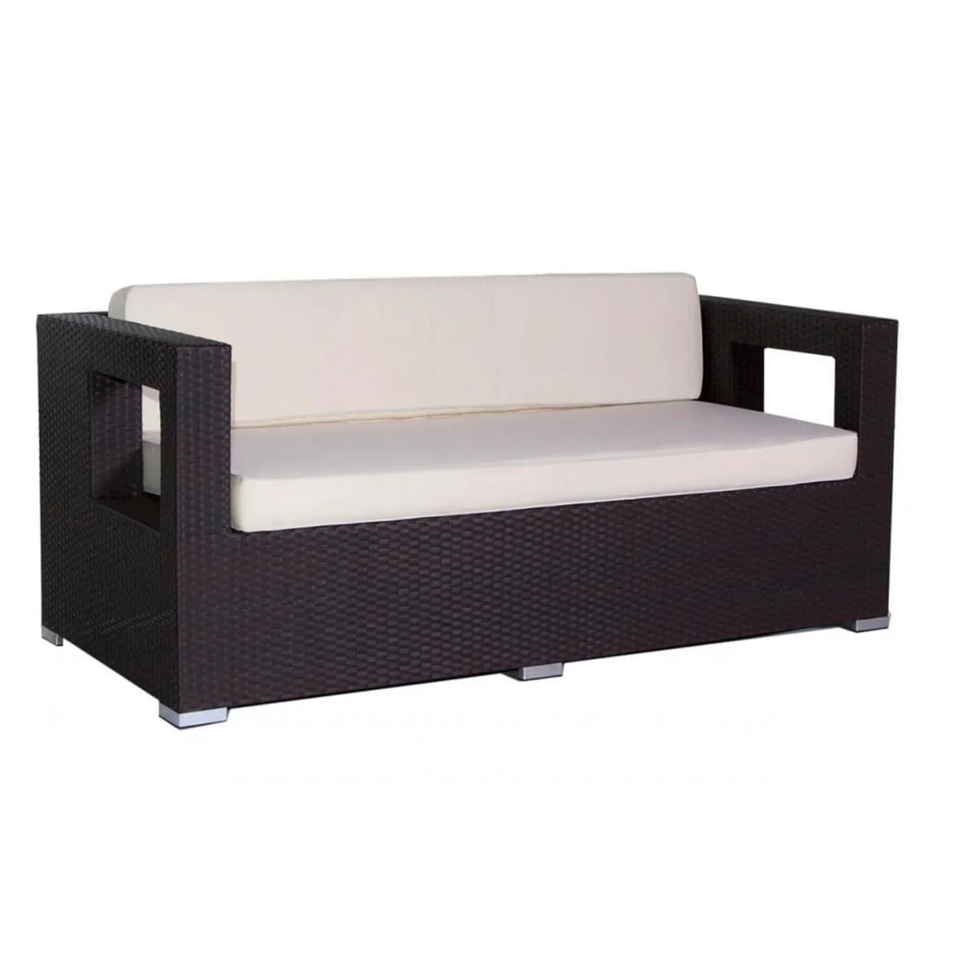 Charita 3-Seater Outdoor Rattan Wicker Patio Sofa