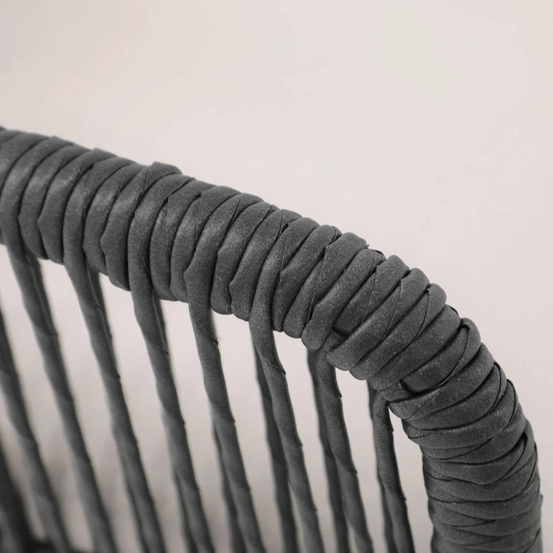 Yolanda 2-Piece Outdoor Rope Patio Dining Chairs