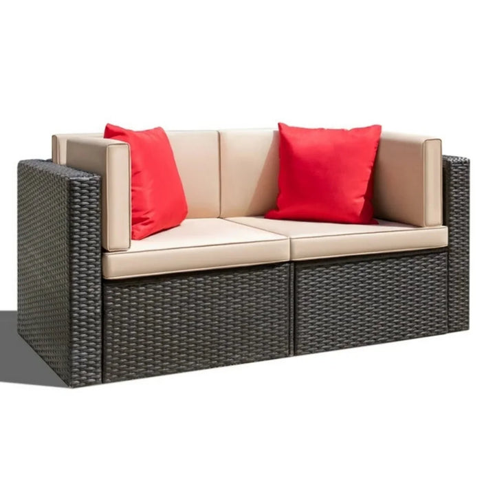 Devika Outdoor All-Weather Rattan Wicker Single Seater Sofa