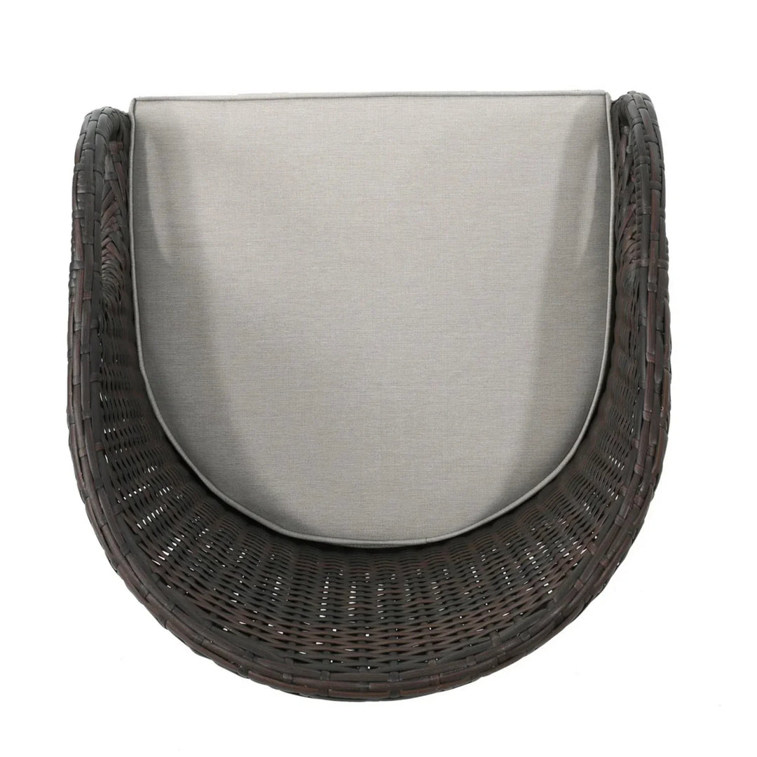 Amaris 5 Piece Outdoor Wicker Bar Set with High Top Table