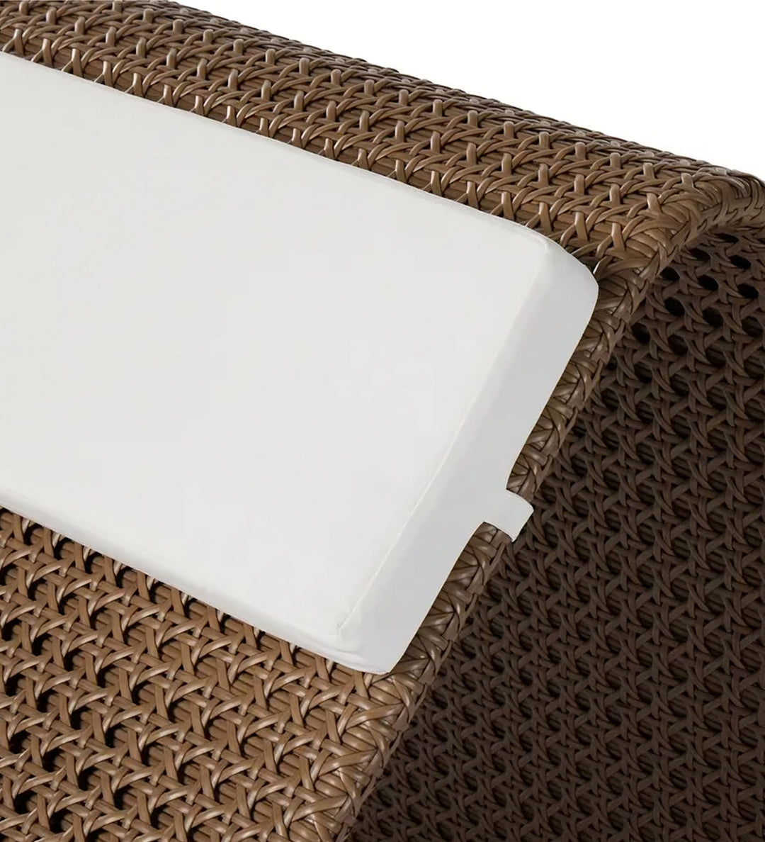 Zrood Outdoor Swimming Poolside Lounger (Light Brown)