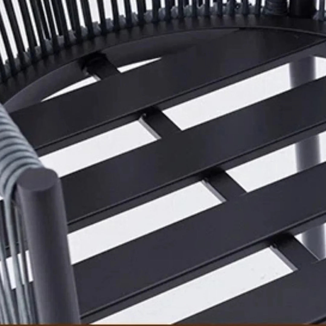 Mackenzie 2-Piece Outdoor Rope Patio Dining Chairs