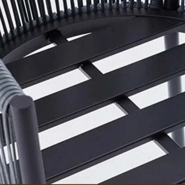 Mackenzie 2-Piece Outdoor Rope Patio Dining Chairs