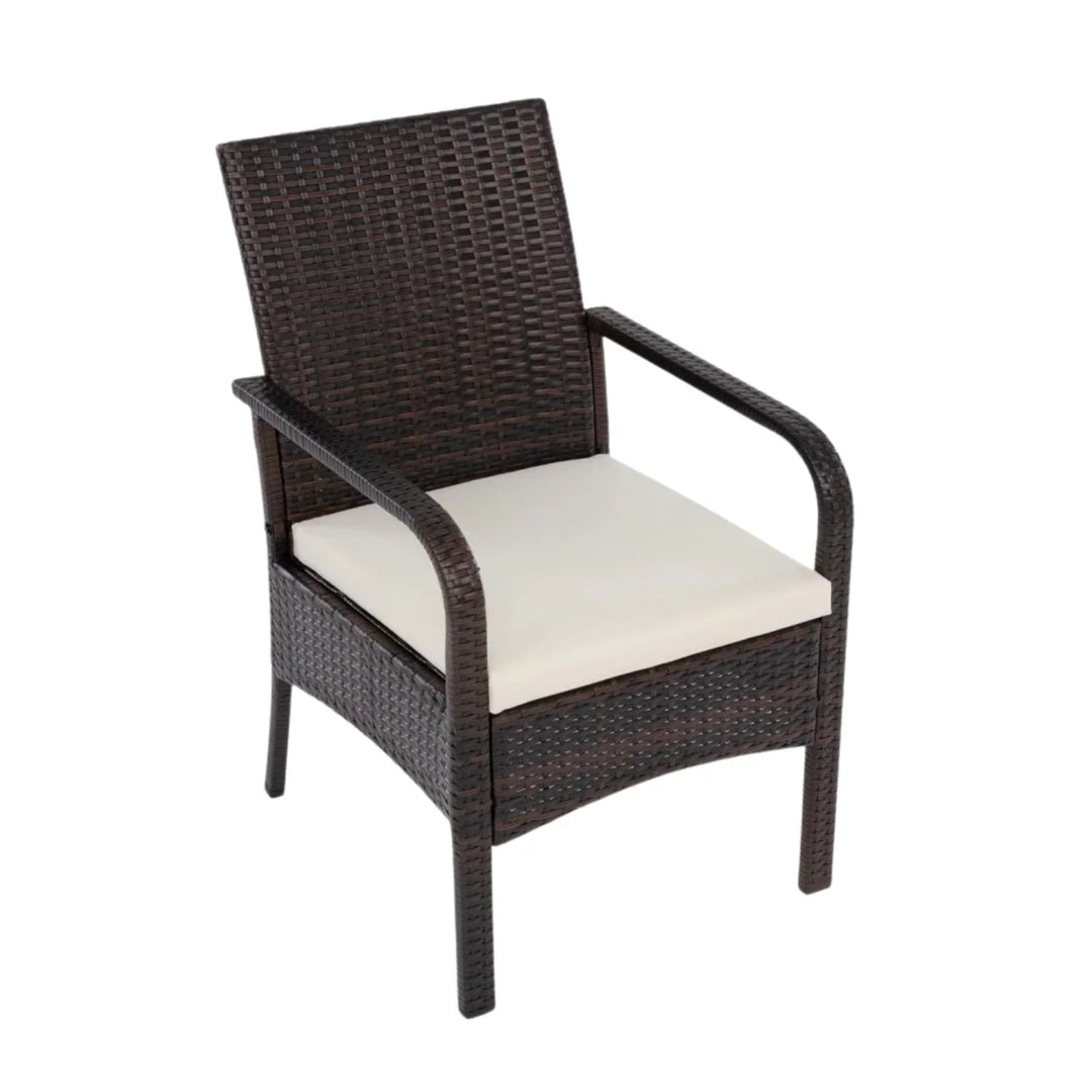 4-Piece Outdoor Rattan Wicker Patio Dining Chairs