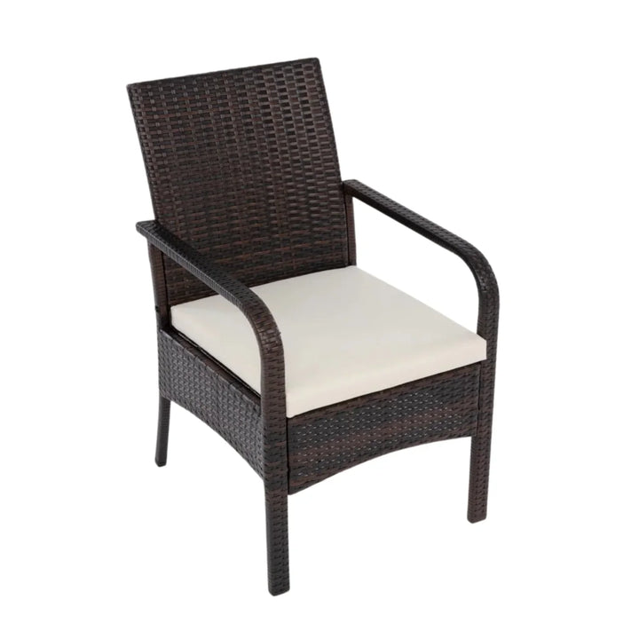 4-Piece Outdoor Rattan Wicker Patio Dining Chairs