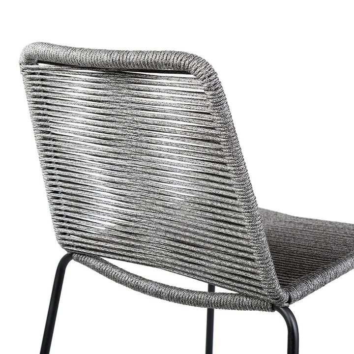 Wei 2-Piece Outdoor Rope Bar Chairs – Stylish Comfort Built to Last