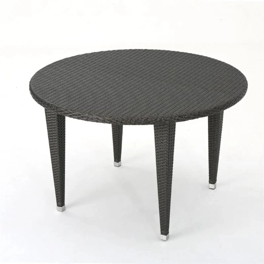 Adeela Outdoor All-Weather Resistant Rattan Wicker 5-Piece Dining Set