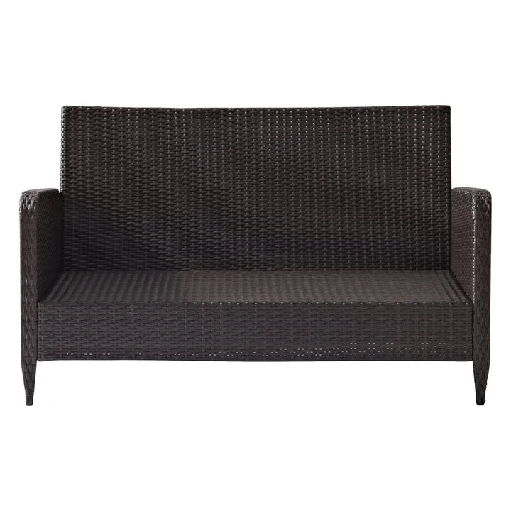 Outdoor Wicker Single Seater Loveseat Sofa