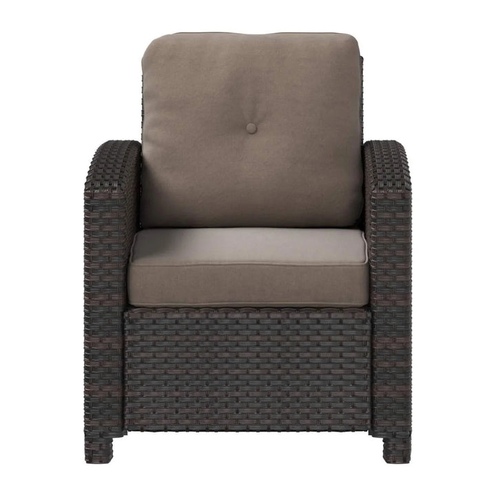 Harper 1-Piece Outdoor Wicker Single Seater Sofa
