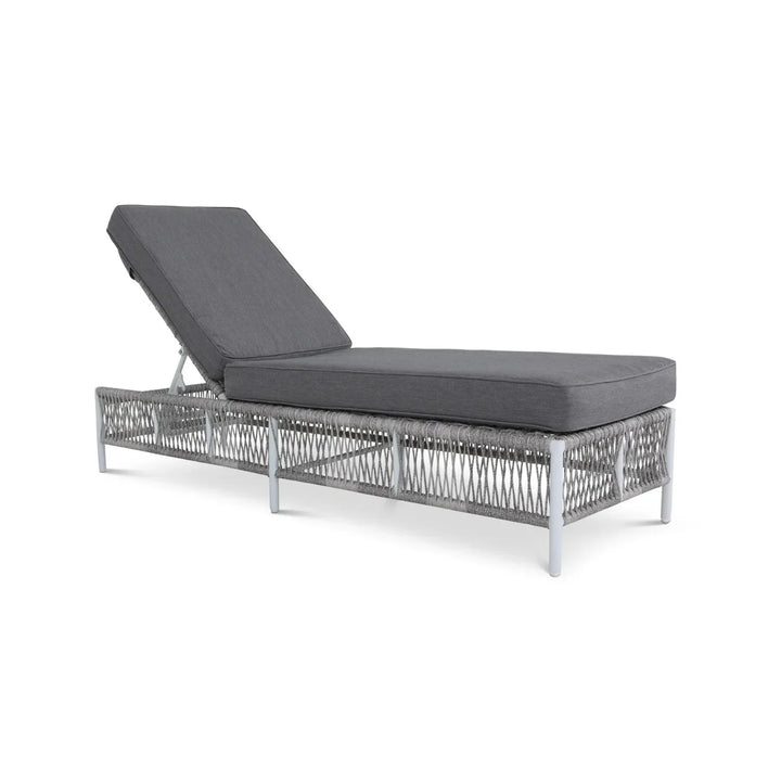 Fiora Outdoor Rope Lounge Chairs Set of 2 with Thick Cushions