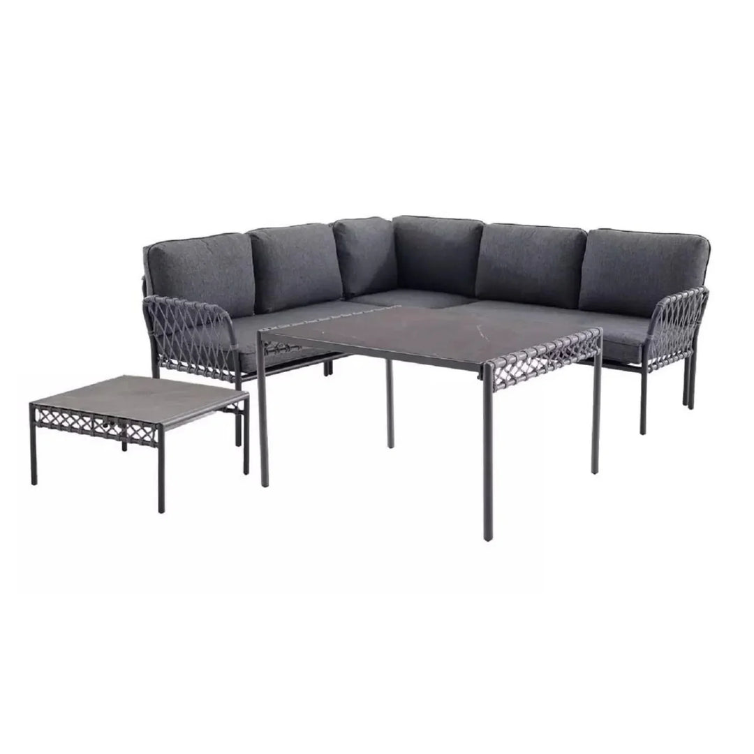 Waverly Outdoor Rope 5 Seater L-Shape Sofa