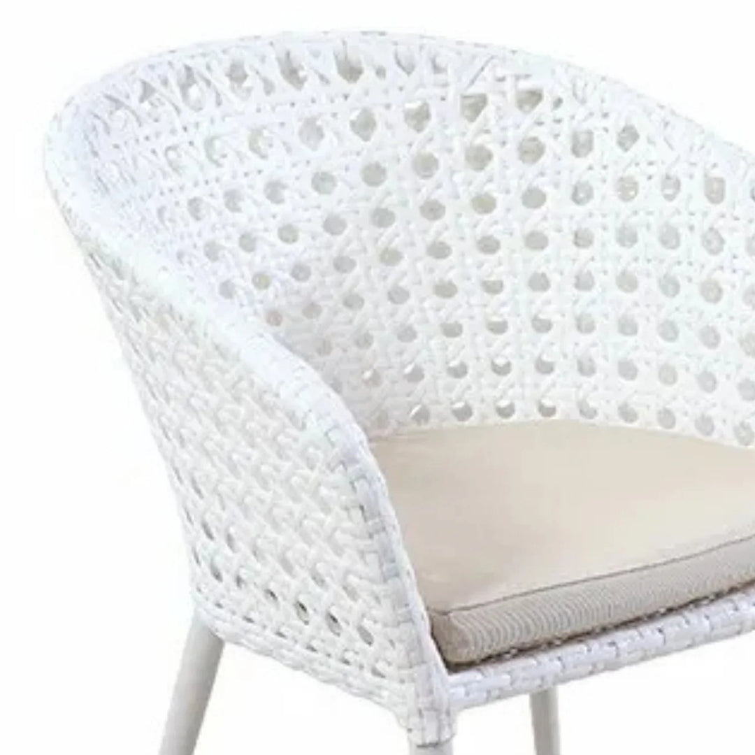 Marisol 5-Piece Outdoor Patio Dining Set With Wicker Chairs & Glass-Top Table