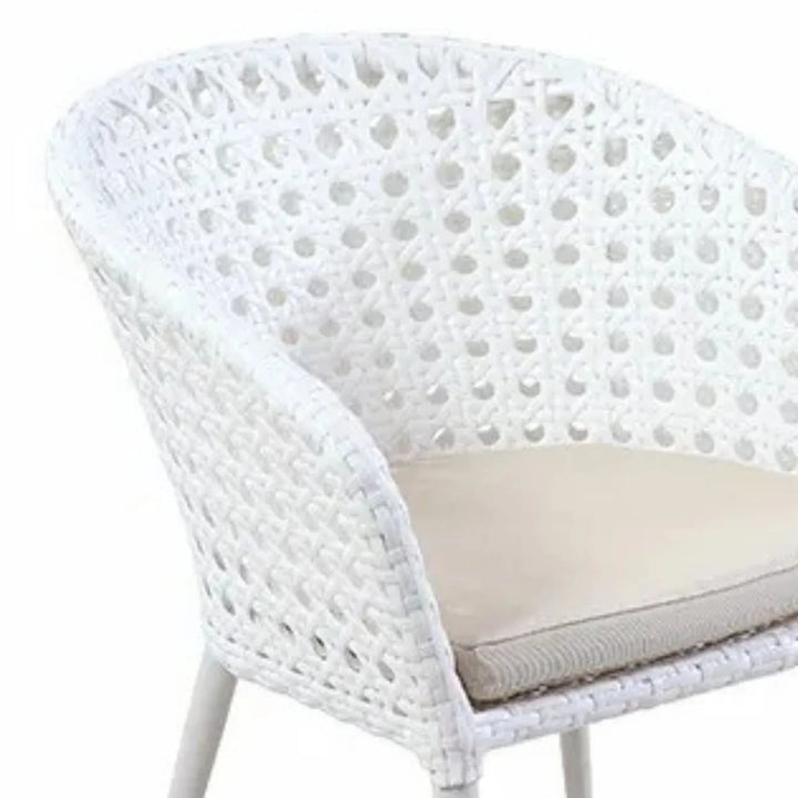 Marisol 5-Piece Outdoor Patio Dining Set With Wicker Chairs & Glass-Top Table