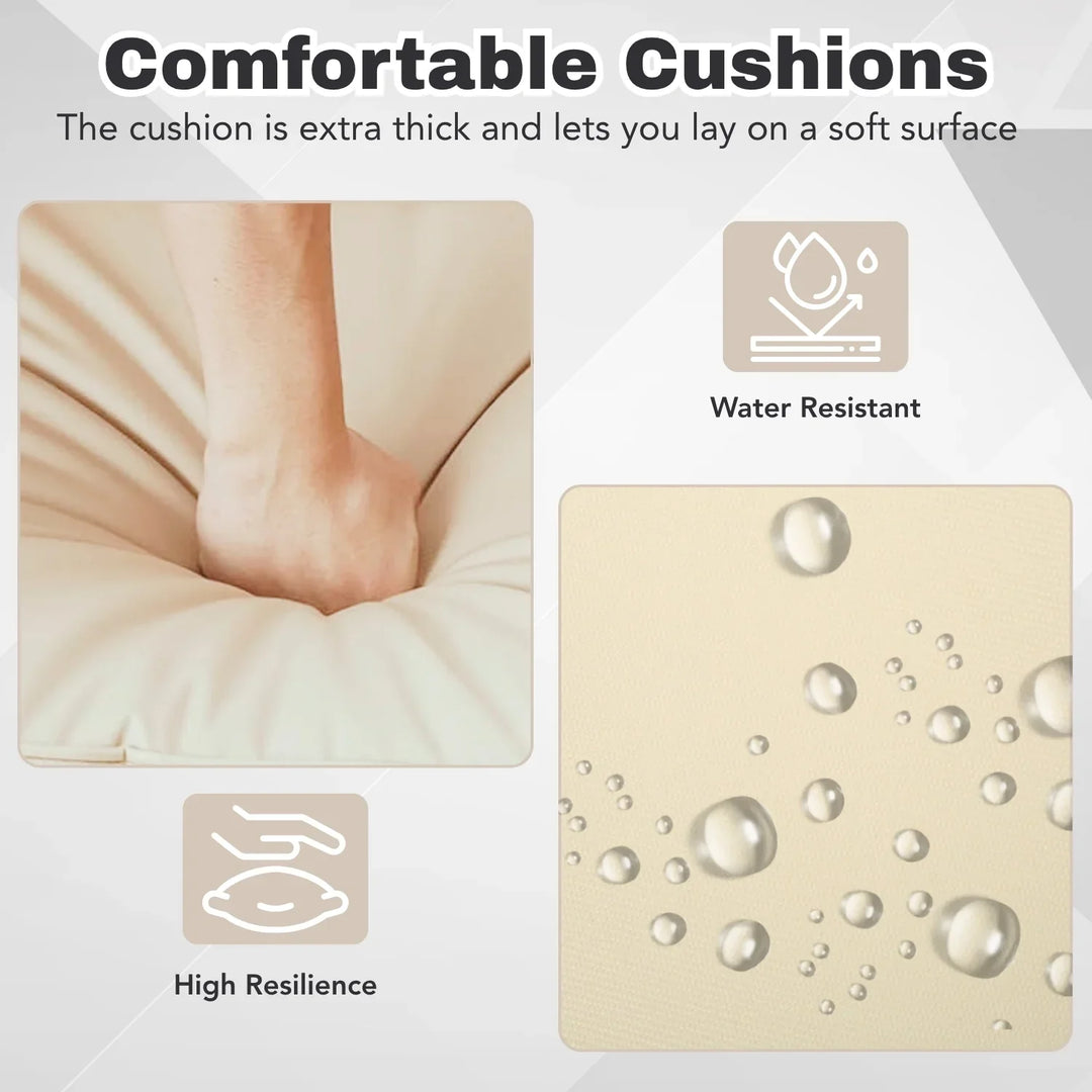 Vritika Outdoor All-Weather Rattan Wicker Chaise Lounge Chair Set of 2