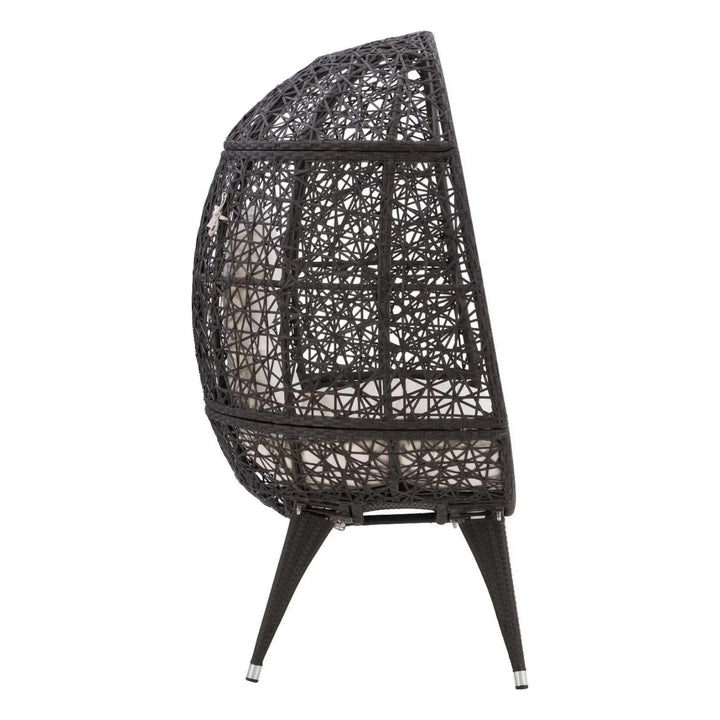 Yasira Outdoor All-Weather Wicker Egg Chair