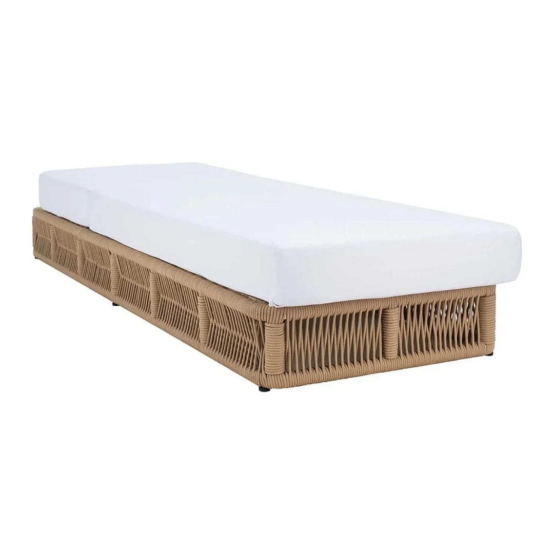 Qamar Outdoor All-Weather Rope Lounger with Cushions