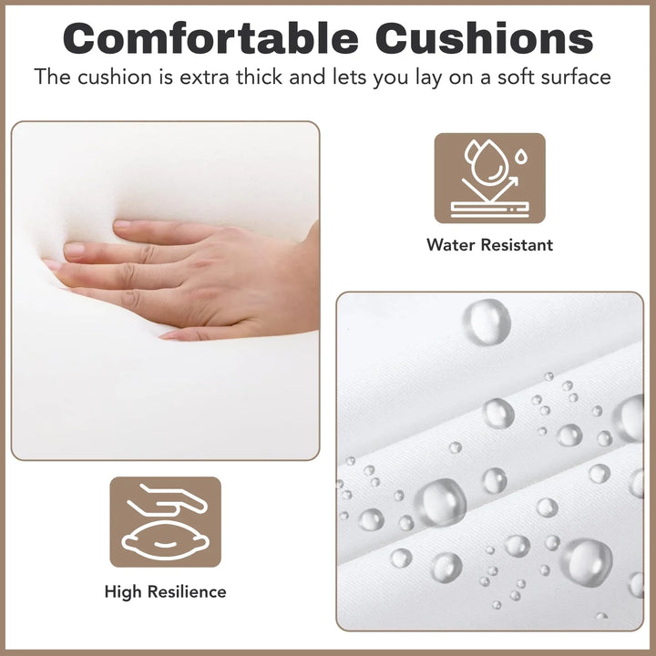 Yamini Outdoor 2-Piece Chaise Lounge Chair with Adjustable Settings and Cushions