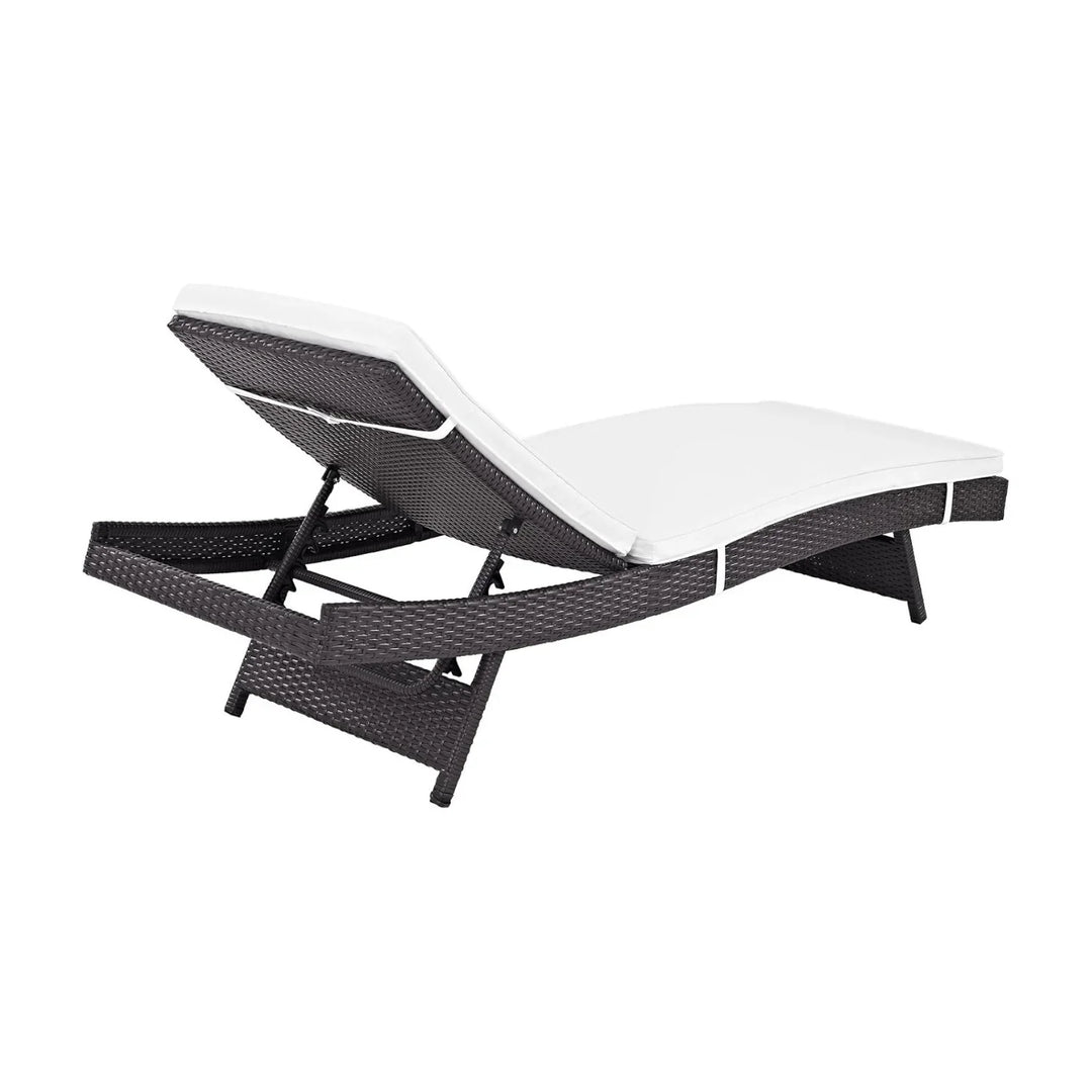 Hilda Outdoor Rattan Wicker Chaise Lounger For Poolside