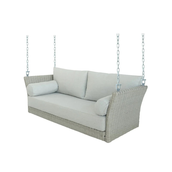 Banke Outdoor Rattan Wicker Hanging Swing Chair with Cushion