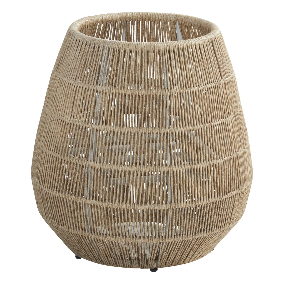 Lenki Outdoor Planters For Garden Balcony (Tan) Braided & Rope - Big - Planter