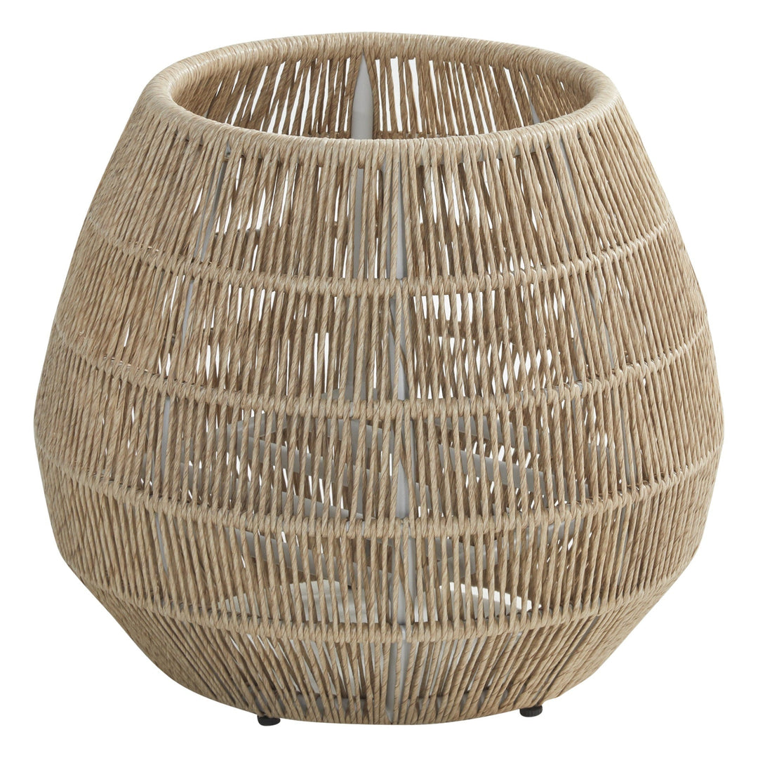 Lenki Outdoor Planters For Garden Balcony (Tan) Braided & Rope - Small - Planter