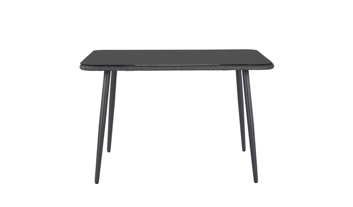 Swifter Outdoor Garden Balcony Sofa Set 5 Seater  and 1 Center Table With 2 Ottoman Set (Tan)