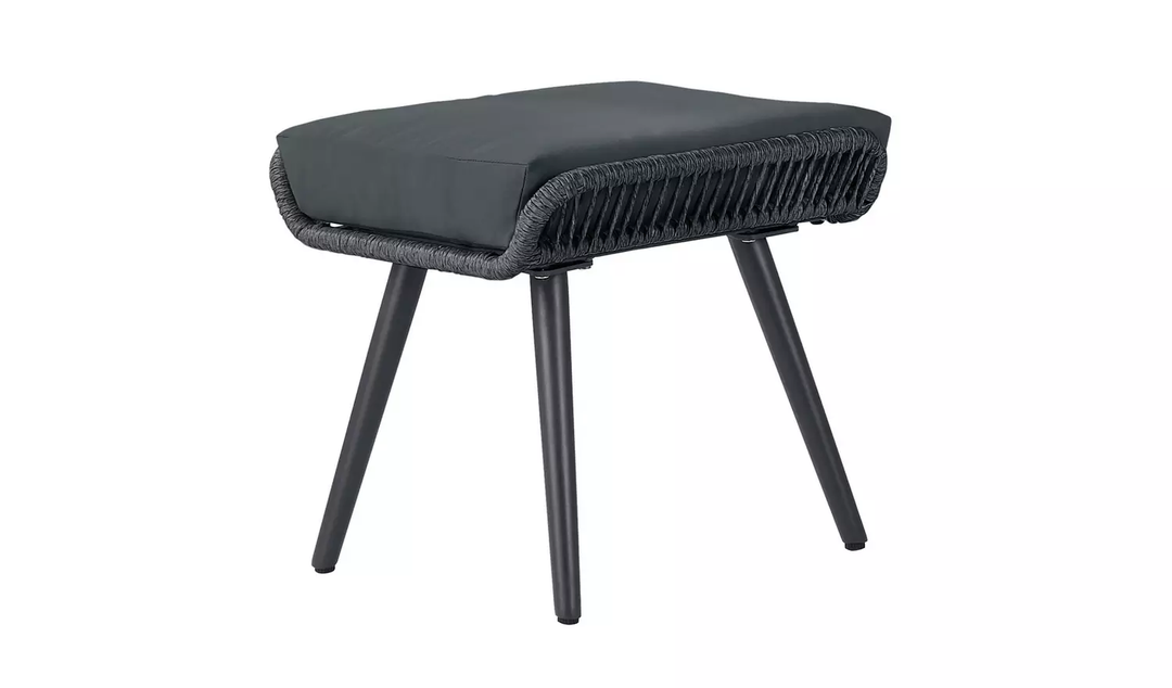 Swifter Outdoor Garden Balcony Sofa Set 5 Seater  and 1 Center Table With 2 Ottoman Set (Tan)