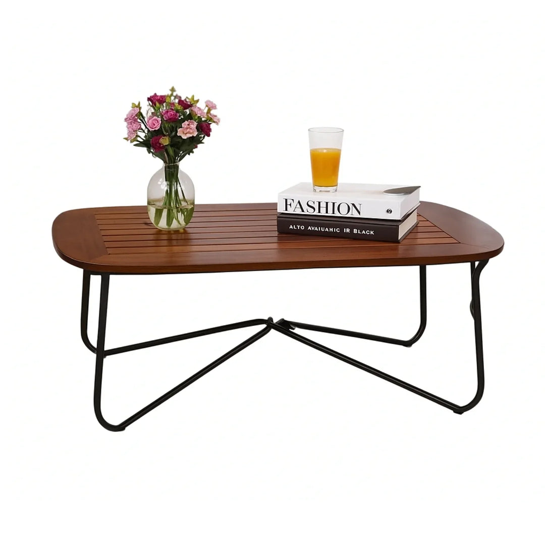 Zina Outdoor Grey Rope 4-Piece Sofa Set With Wooden Top Table