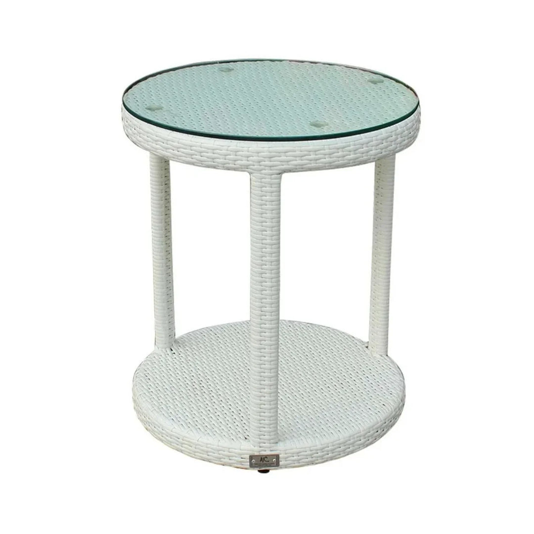 Frieda Outdoor Rattan Wicker 3-Piece Patio Set