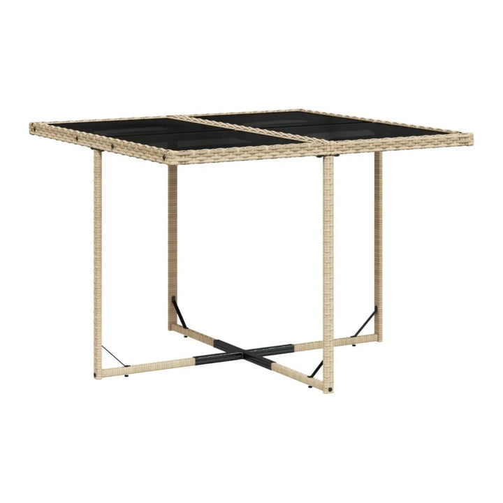 Sigrid Outdoor Rattan Wicker Dinning Set 9-Piece