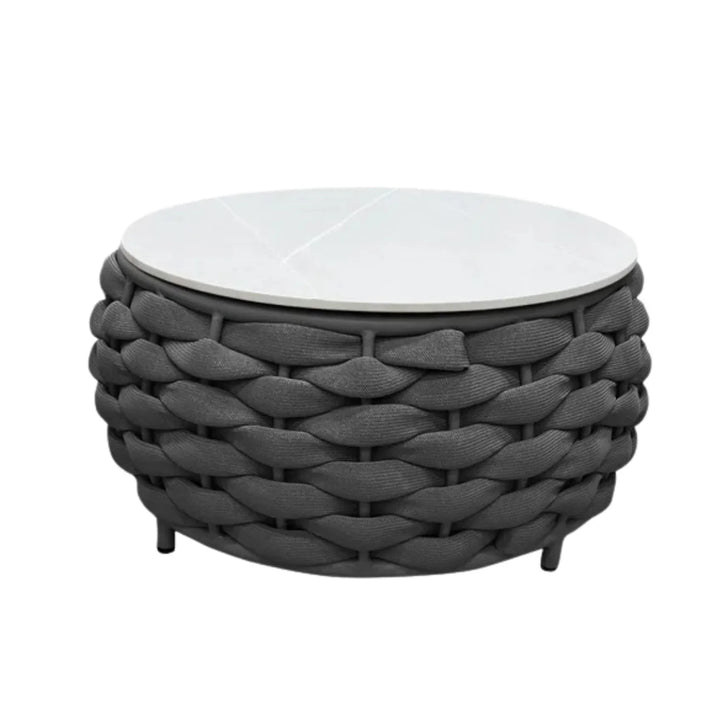 Miyako Nest Shape 3-Piece Hand-Woven Rope Patio Set