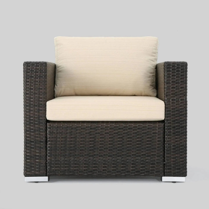 Rosamund Outdoor Rattan Wicker 8-Seater Sofa Set